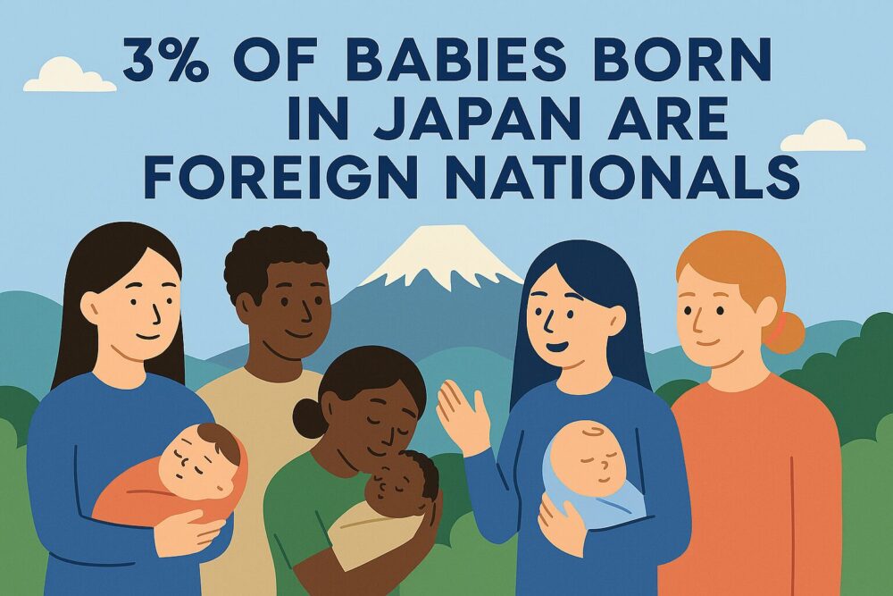 3% of Babies Born in Japan Are Foreign Nationals