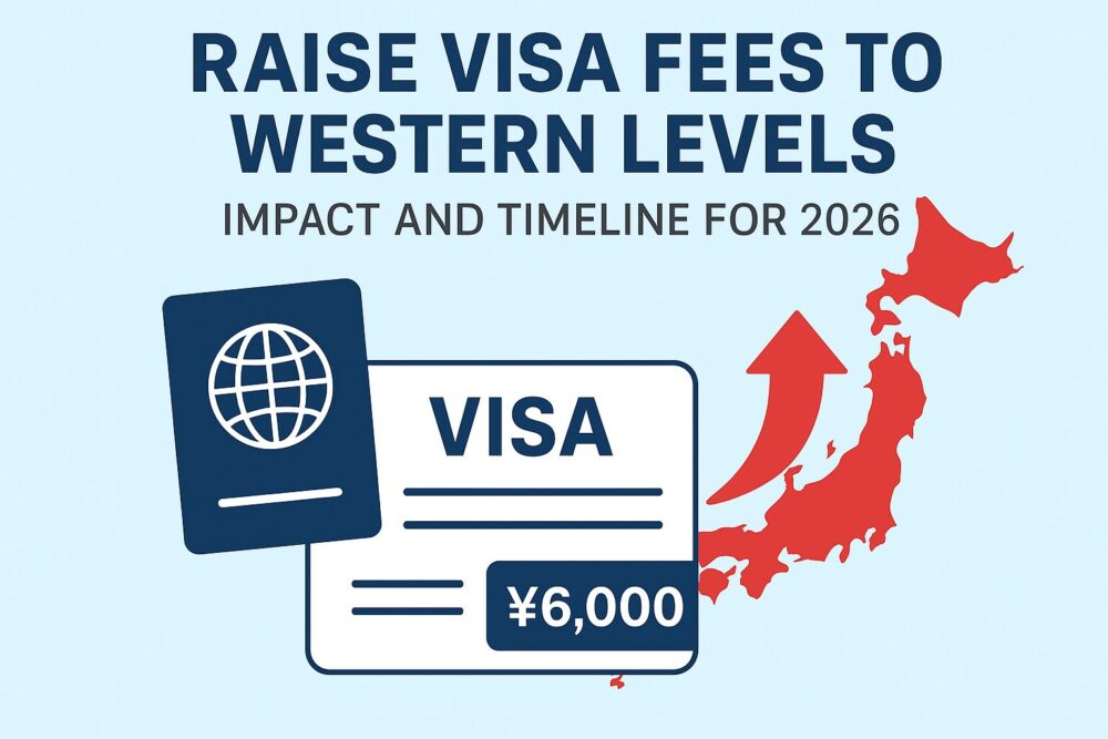 Raise visitor visa fees to Western levels Impact and timeline for 2026