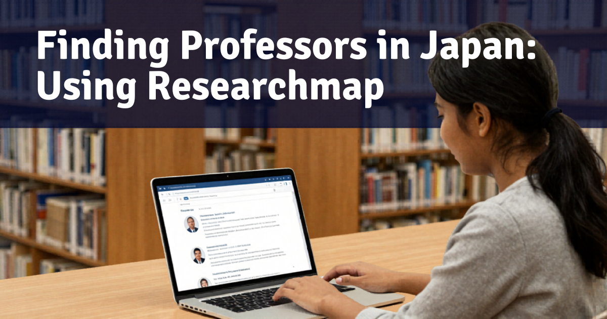 Finding professors in Japan using Researchmap academic database – international student study abroad guide